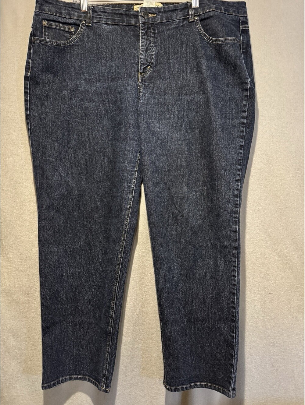 Just My Size Jeans Womens 22W Stretch Classic Denim Dark Wash Straight Plus